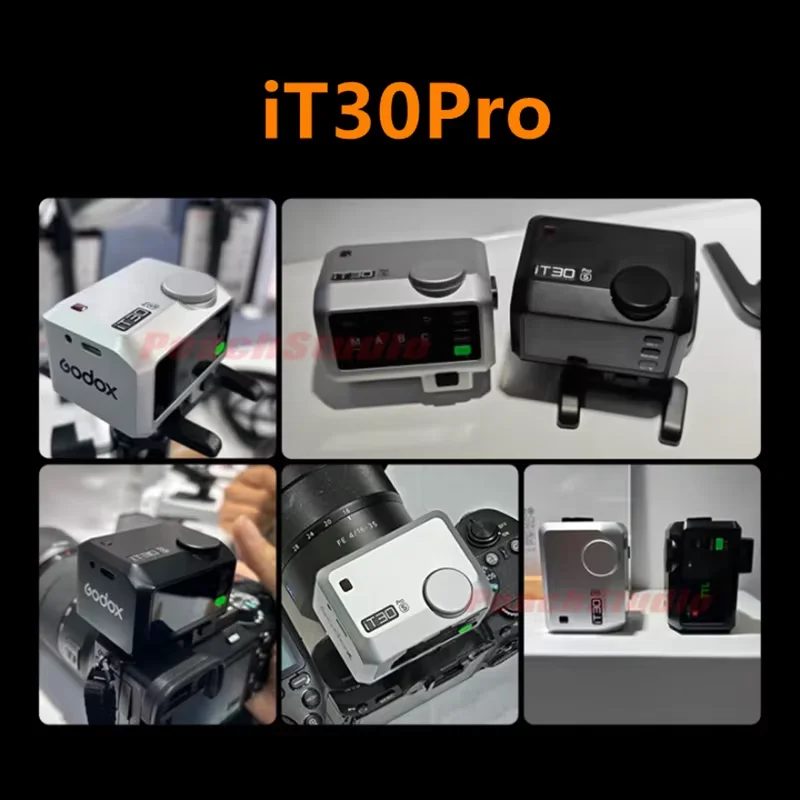 Godox IT30 Pro F TTL Mini Flash For Fujifilm Cameras - Built-in Diffuser, HSS 1/8000s, 2.4G Wireless Master/Receiver