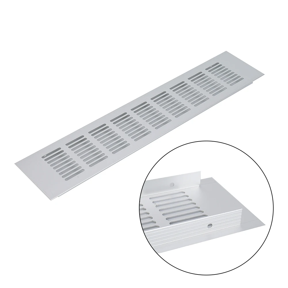 Air Vent Grille Ventilation Grille Air Vent Cover 1pc Aluminum Alloy Vents Perforated Sheet Air Vent Perforated Sheet Web Plate Ventilation Grille Vents