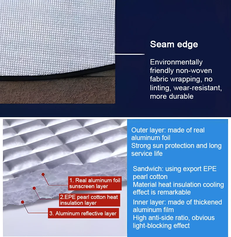 Dongfeng S31 Nammi 01 Box Car Window Visor Auto Windshield Anti-UV Parasol Sun Protection Sunshades Accessories