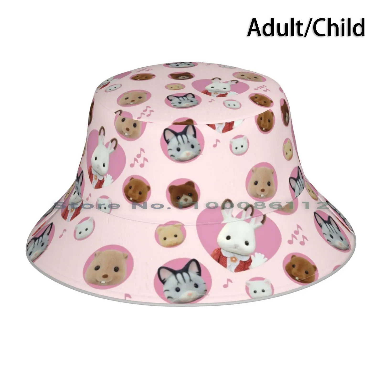 Calico Dispters/Sylvanian Famiglie E Amici! Cappello Da Pescatore Cappellino Da Sole Calico Critter Bambino Calico Critter Neonati Famiglie Sylvanian