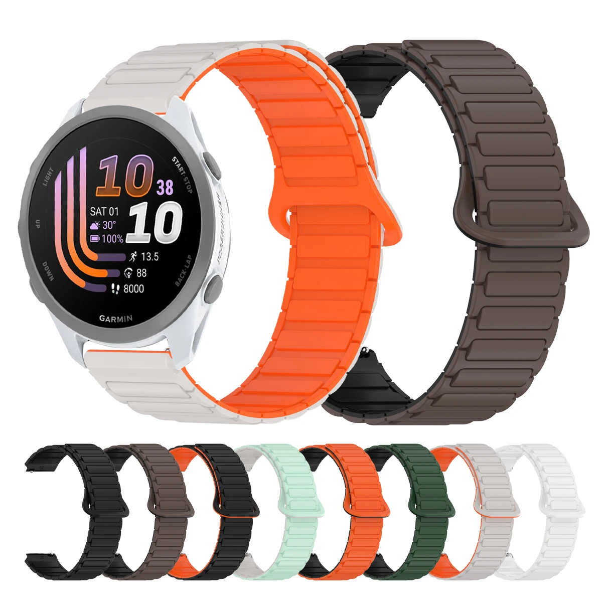 Magnetic Silicone Loop Strap - Sport Band Bracelet