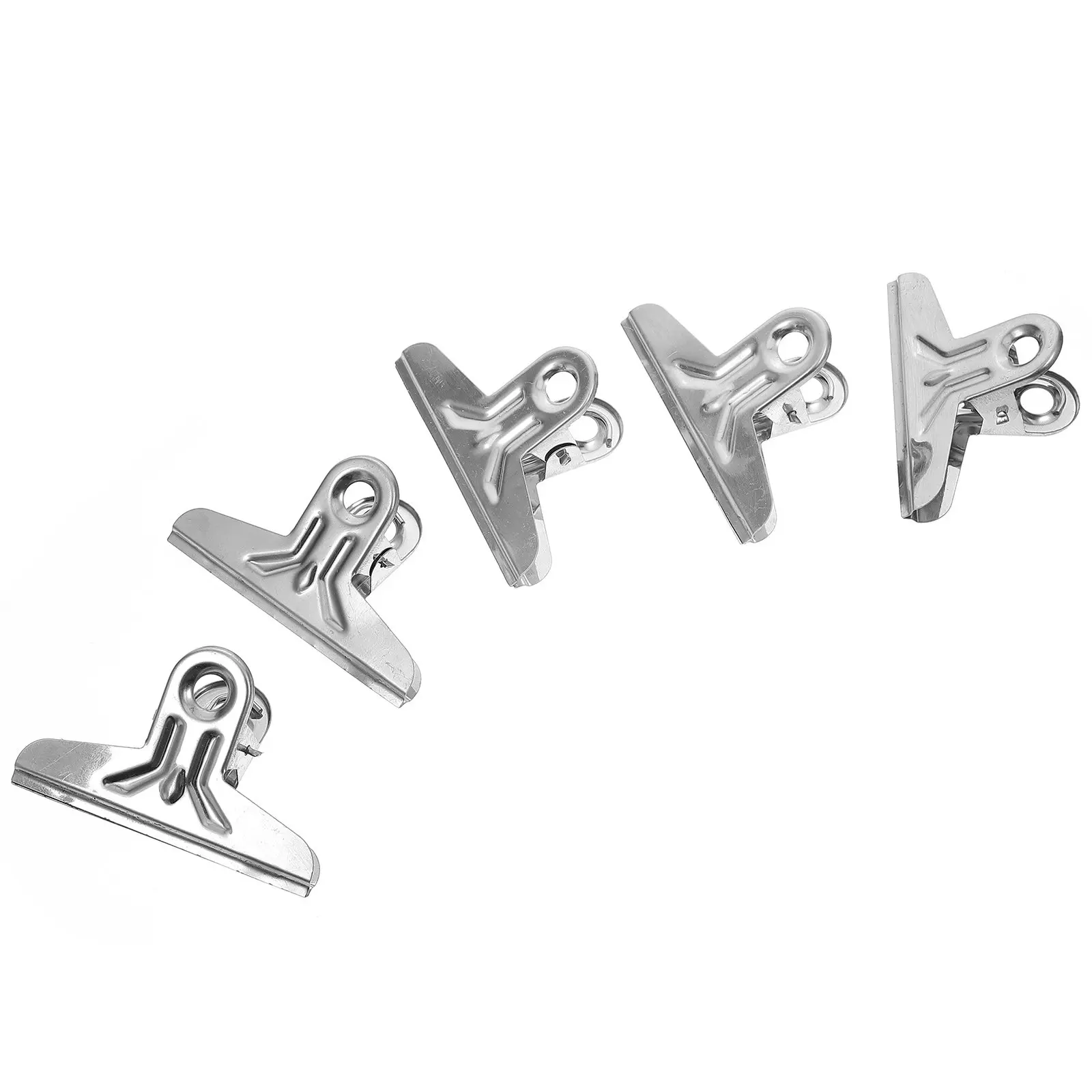 20Pcs 드로잉 보드 클립 스테인레스 스틸 대형 바인더 클립 그림 고정용 스케치 클램프 미술 용품 문서 사진 클램프