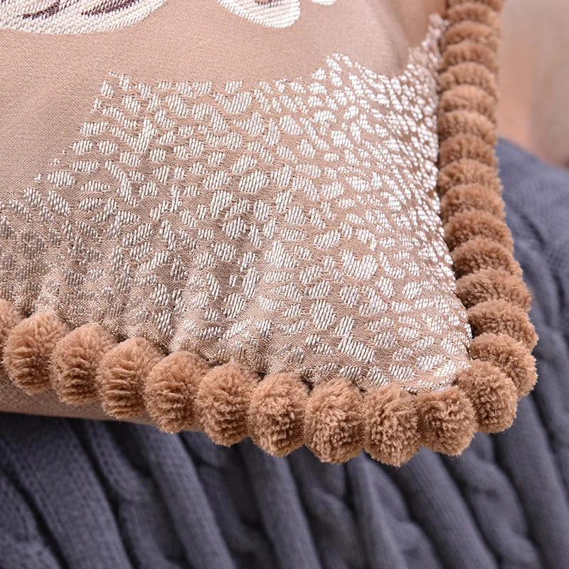 Elegant European-Style Decorative Pillowcase