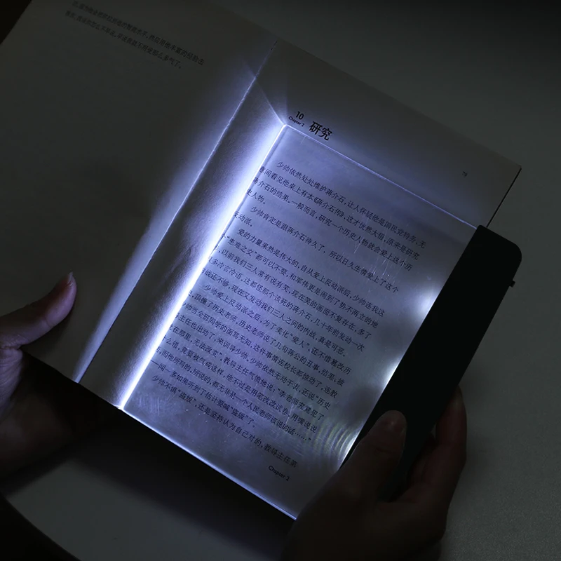 Led Flat Night Vision Reading Light Tablet Book Light Eye Protection Student Night Reading Lamp Flat Plate Car Travel Panel LED led light night light book light mini led light