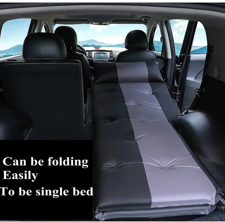 Automatic Inflatable Car Back Seat Cover Air Mattress Travel Adult Bed Car large space travel camping For Ford Buick Chrysler