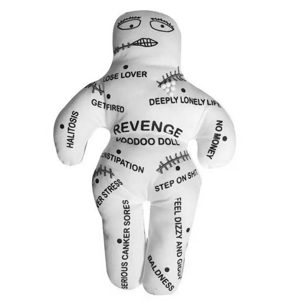 Personal isierte Rache Voodoo Fluch Puppe Hexerei Stoff rote Puppe Kinder Spielzeug Horror Puppe Urlaub Party Geschenk für Kind Jungen Mädchen – Detail 9