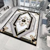 Light Luxury Marble Rugs Living Room Decoration Hotel Lobby Sofa Area Non-slip Floor Mats Washable Soft Bedroom Cloakroom Carpet 1