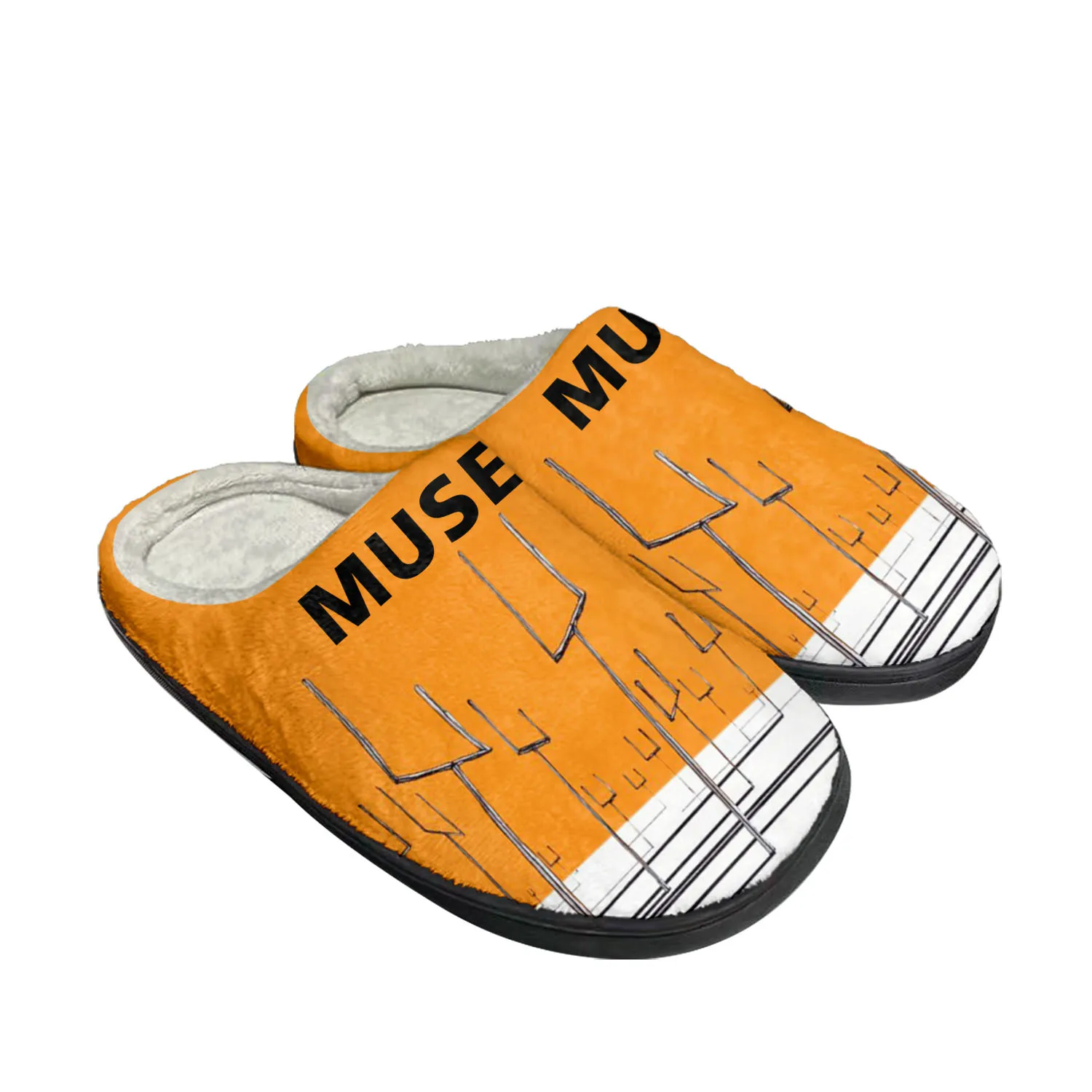 

Muse рок-группа английская популярная домашняя хлопковая индивидуальная обувь мужские женские сандалии плюшевая спальня Повседневная сохраняющая тепло обувь термотапочки