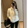 Autumn Winter Women's Fleece Short Jacket Loose Large Size Warm Sport Outdoor Stand Collar Cardigan Coral Velvet Thick Sweatshir
