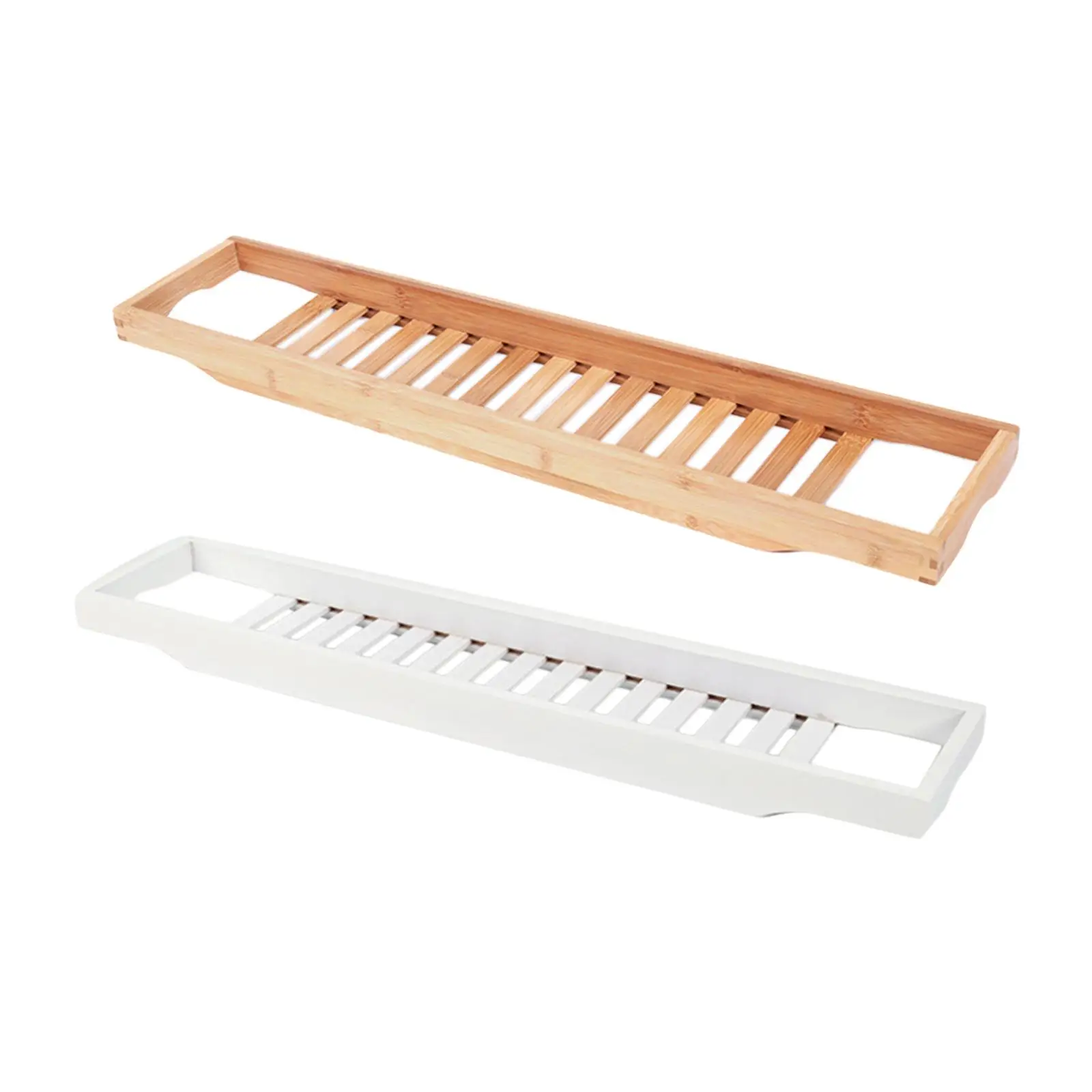 Luxury Bamboo Bathtub Caddy Tray Bath Book Holder Bathtub Stand Holder Storage Bathroom Gadgets Bath Tray 70cm/27.56inch