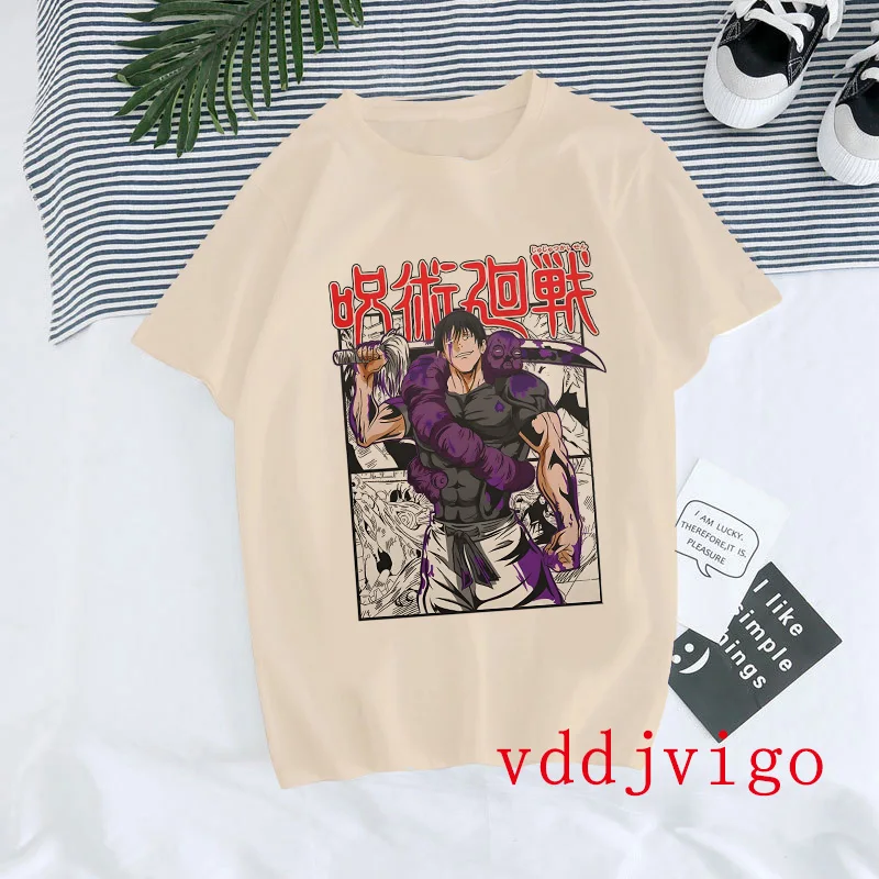 일본 애니메이션 도지 후시구로 스쿠나 티셔츠, 주술회전 셔츠, 고조 사토루 유지, 이타도리 티셔츠, 귀여운 고딕 상의