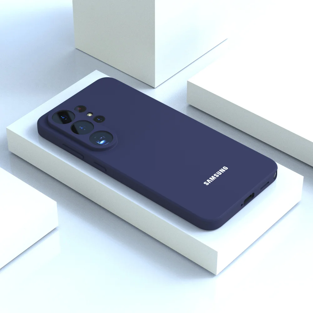 Liquid Silicone Phone Back Cover Case for Samsung Galaxy Series