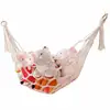 Macrame Hammock Net Toys Storage Boho Decor Children Room Toys Stuffed Animals Toys Hammock Net Organize Bohemia Storage Holder 1