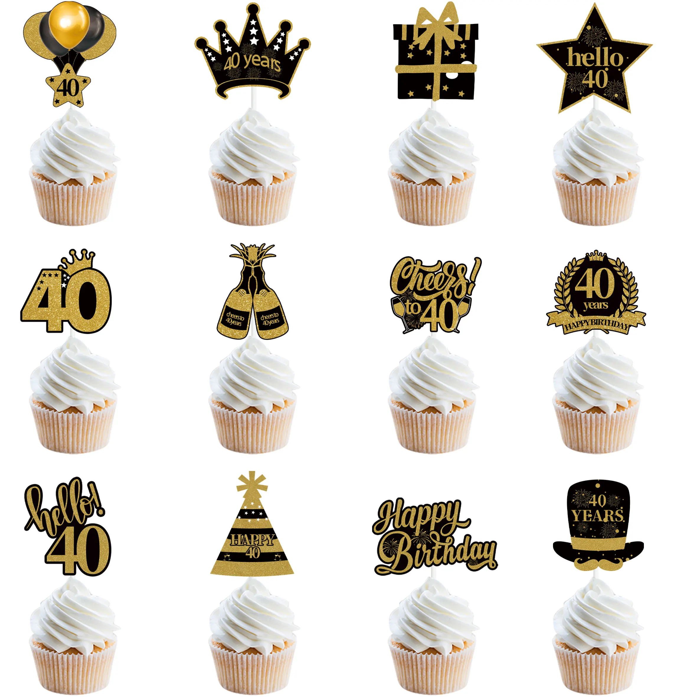 Milestone Birthday Cake Toppers 3