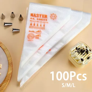 Disposable Piping Bags – Professional Cake Decorating Kit 1