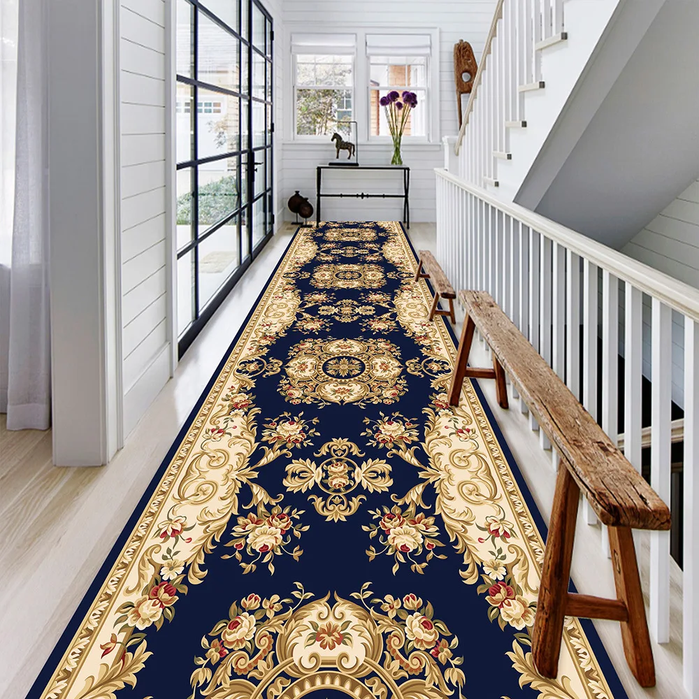 Modern Light Luxury Household Corridor Long Carpet Entryway Hallway Floor  Mat Office Long Carpets Entrance Door