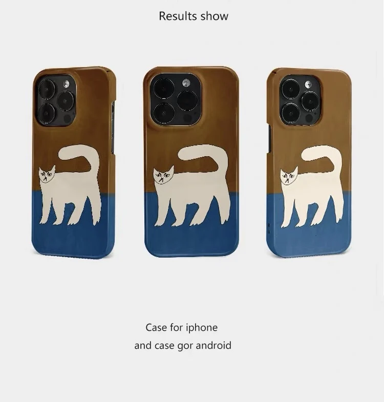 Colorful Ebi Kitten Acrylic Phone Case