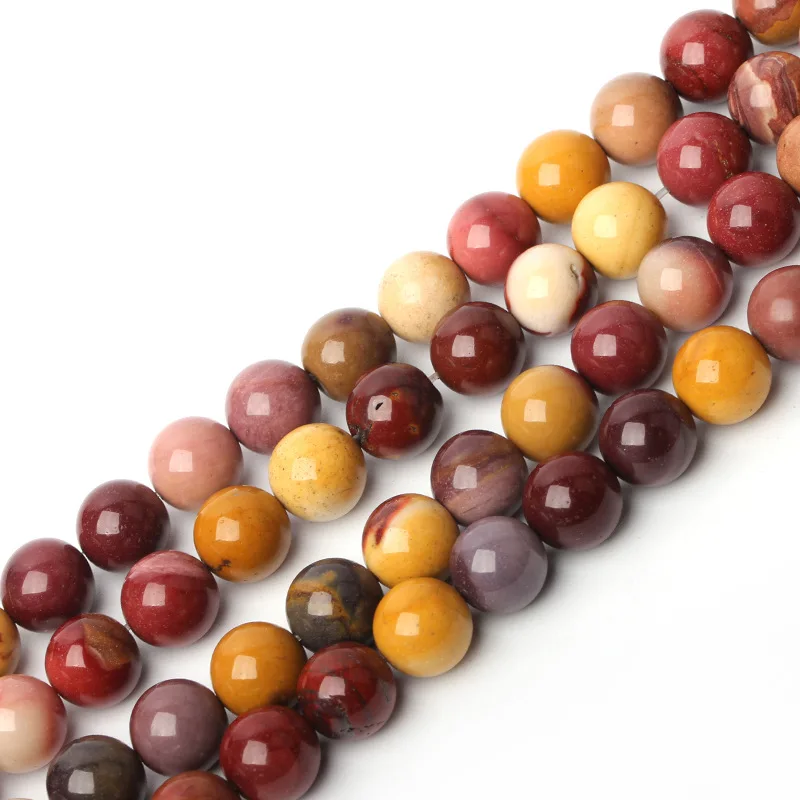 40cm412mmNaturalEggYellowstoneCrystalSeparatedBeadsNecklaceBraceletDIYAccessories