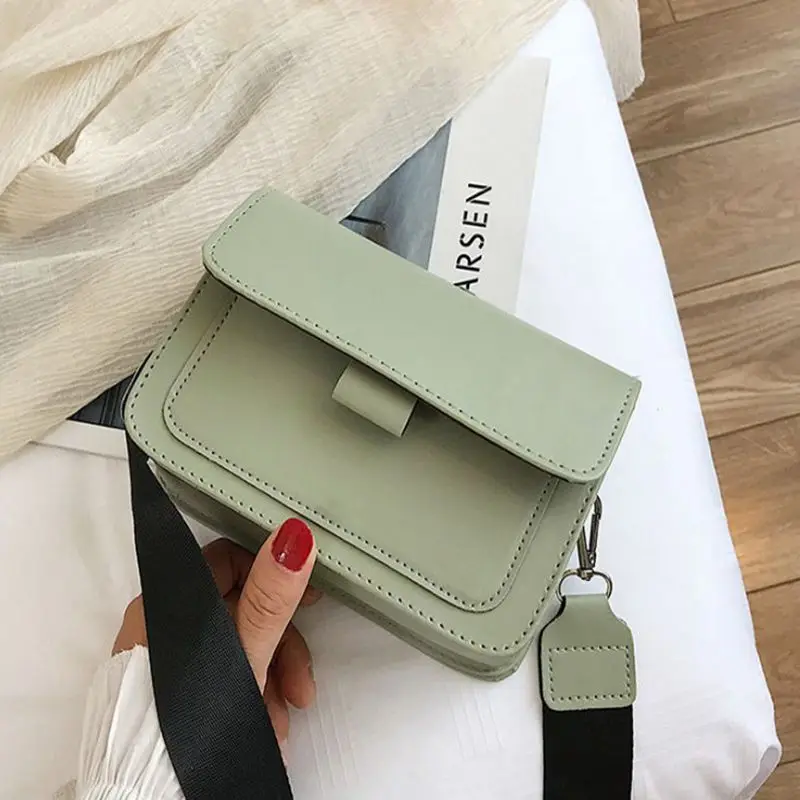 Women's Bag Retro Brown Adjustable Black Messenger Bag Casual Shoulder Bags Simple Style Luxury PU Leather Famale Handbag Wallet crossbody bag women shoulder bag women messenger bag
