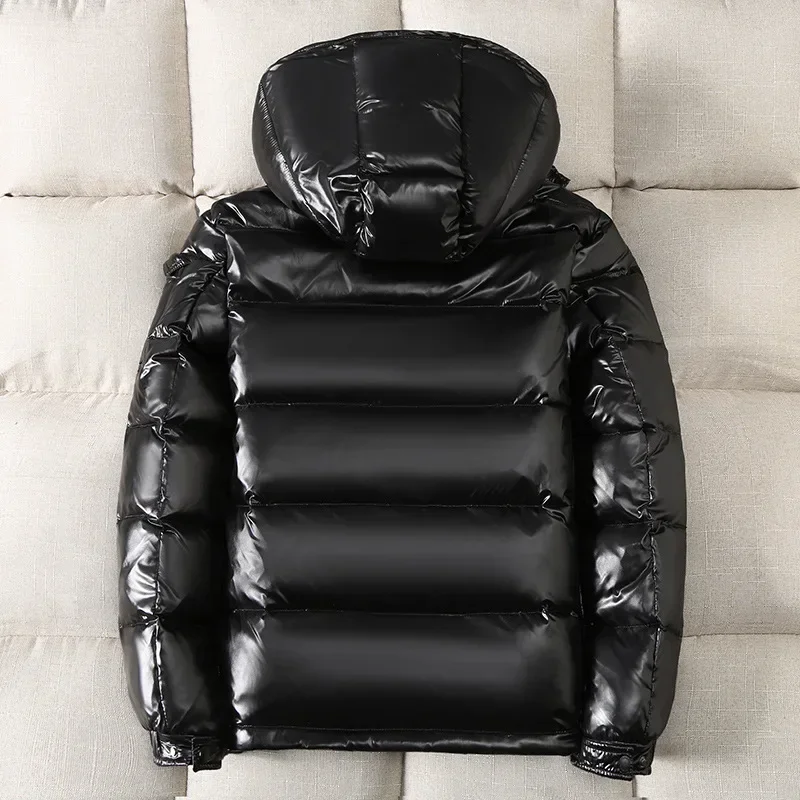 Men Winter Down Jacket Fashion Warm Hooded Down Padded Coat Quality For Men Male Overcoat Outwear