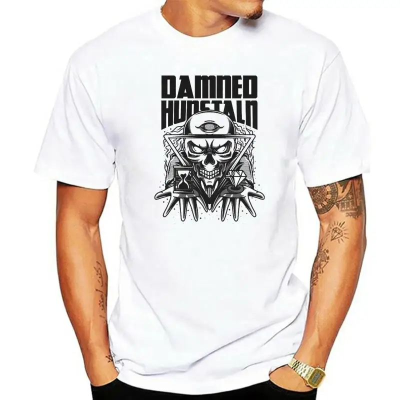 

Damned Hunstaln Classic Crew Neck TShirt men t shirt