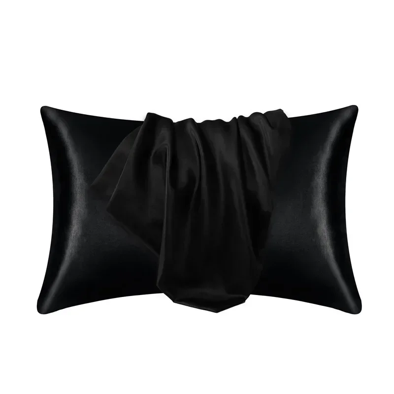 Luxurious Silk Satin Pillowcase - Hair & Skin Beauty Collection, Set of 1 or 2 Pillow Covers