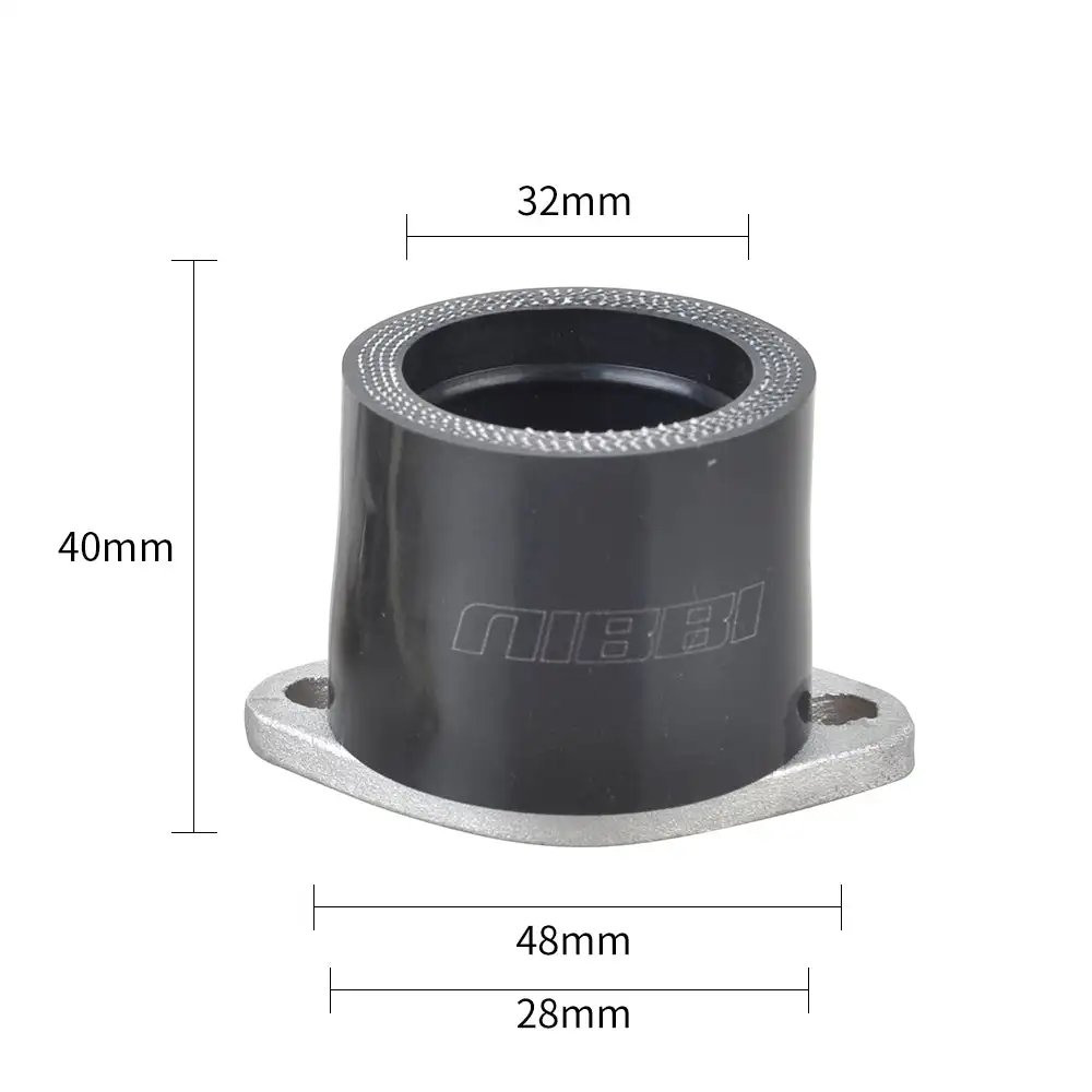 NIBBI Vergaser Flansch Verteiler Ansaugrohr Adapter Fit PWK24/26/28mmPE Vergaser Kawasaki GY6 Motor Verteiler Motorrad Teil – Detail 15