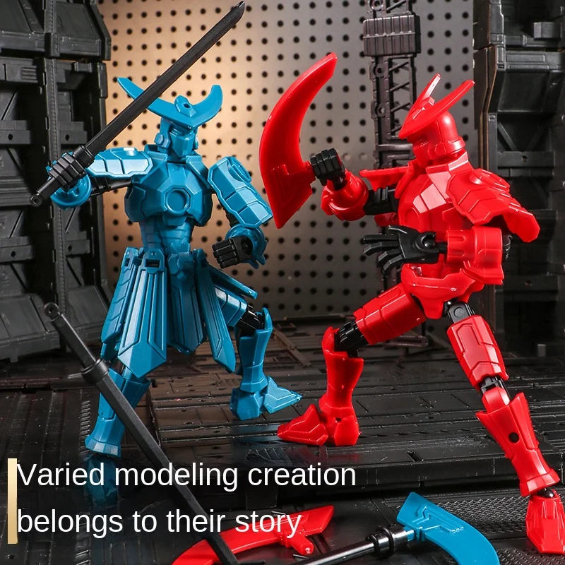 Mozi Mecha Lucky Doll 13-Joint Movable 3D Printed Doll Plastic Toy