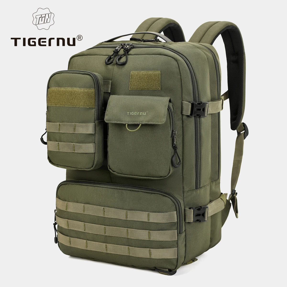 Taktischer Angler Rucksack Bassdash  Leicht, Wasserabweisend, Nylon,  Olivgrn Angeln Rucksack