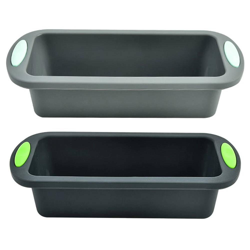 

Silicone Loaf Pan for Baking Bread, Meatloaf, Cake, Non-Stick Reusable Rectangle Molds with Easy Grab Handles