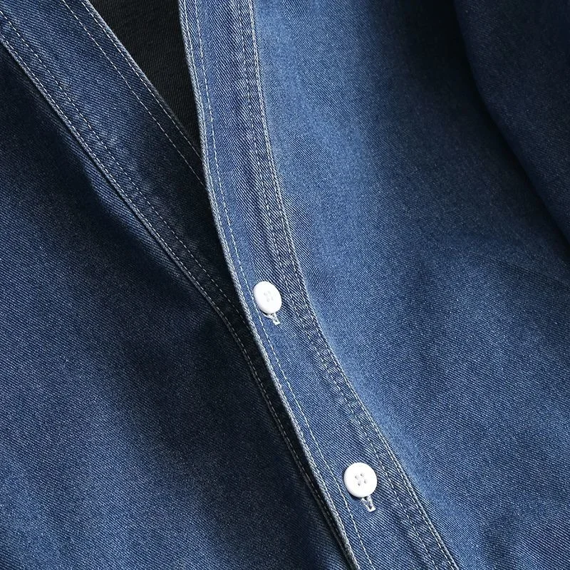 Denim Shirt Men's Spring Wear Design
