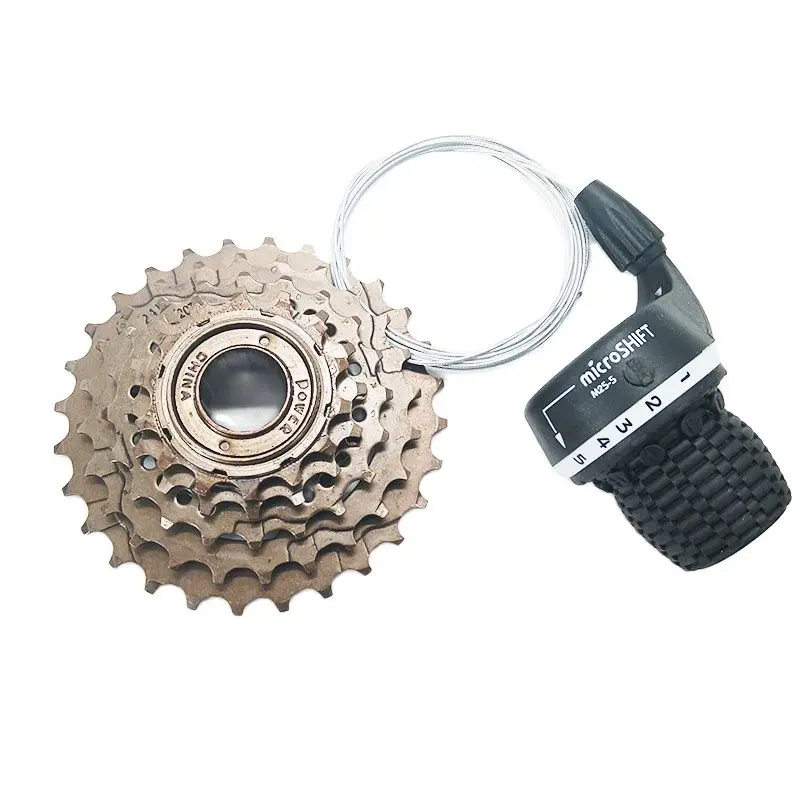 Bicycle Shifter microSHIFT 5Speed Twist Grip Gear Shifters Trip With Flywheel Bicycle Bike Parts Derailleur
