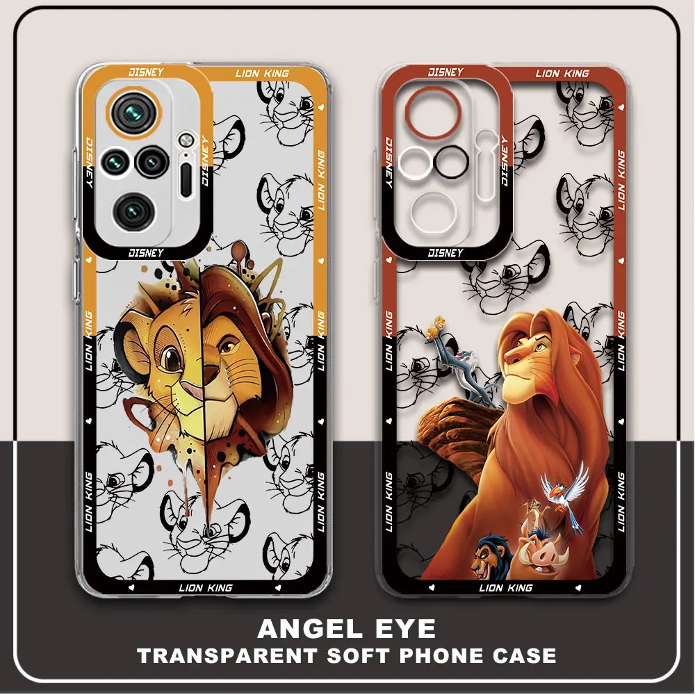 Custodia In Tpu Cover Per Xiaomi Redmi Note 12S 10 Pro 11 Pro 11S 9T 8 12 Pro 9 Pro Cartoon Disney The Lion King Simba
