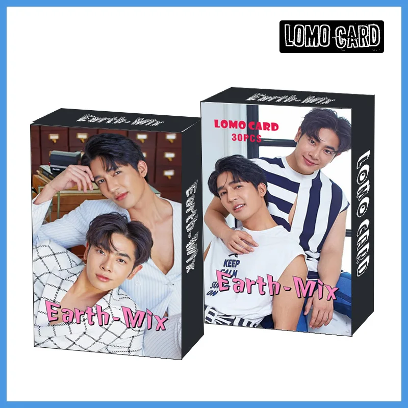30 시트/세트 태국 별 Mewgulf Earthmix YINWAR Lomo 카드 미니 엽서 사진 카드 팬 컬렉션 Photocards 선물