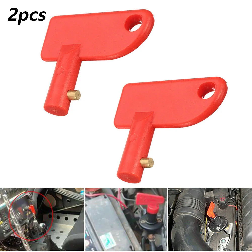 2 Pezzi Chiavi Di Ricambio In Plastica Abs Mini Batteria Tagliata Kill Isolator Switch Chiavi Di Ricambio Per Auto Barca Camion Accessori Interni Mari