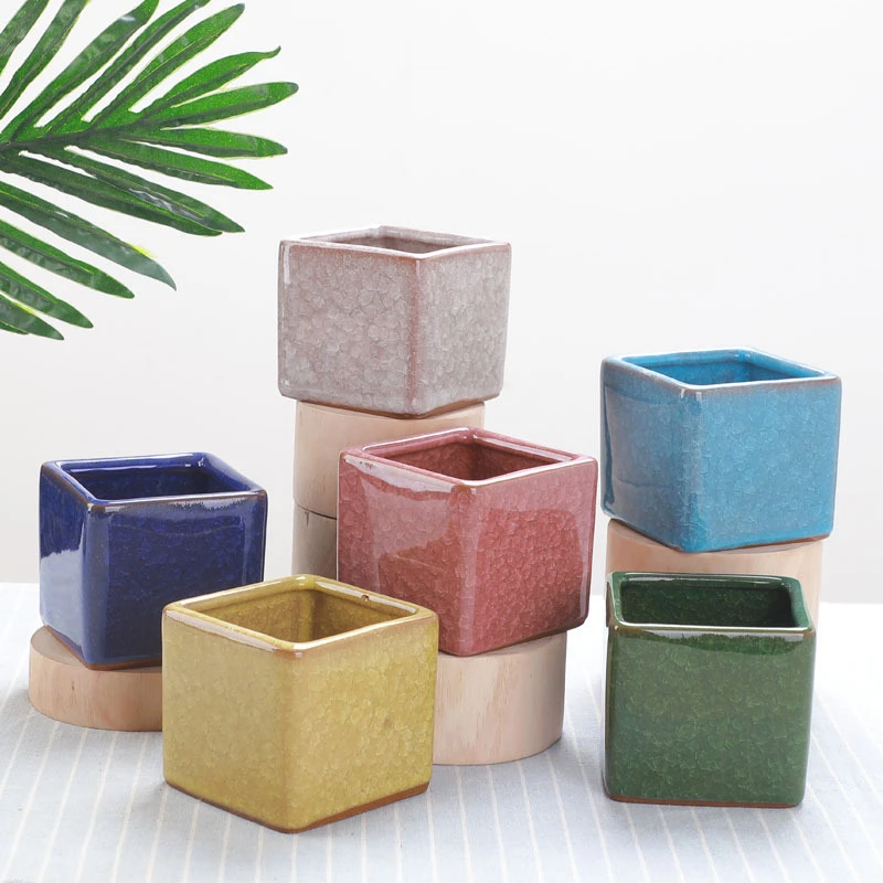Square Silicone Flowerpot Mold for DIY Planter