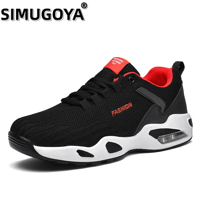 

SIMUGOYA Summer Breathable Flying Mesh Surface Men Running Shoes Men's Sports Shoes Casual Shoes Sneakers For Men Big Size 38-47