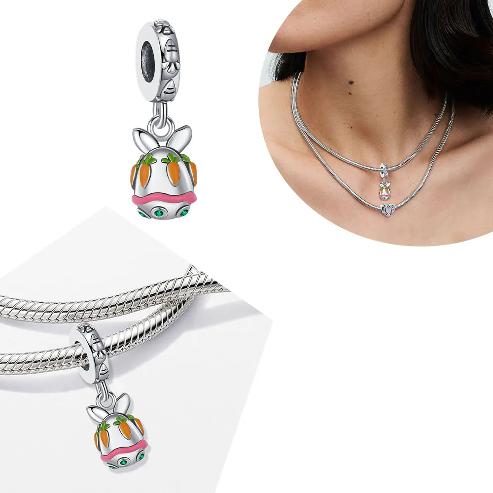 Sterling Silver Easter Charm 3