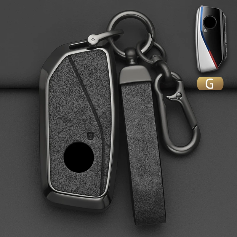 Alloy Style Car Key Case Cover Shell Fob for BMW X1 X3 X5 X6 X7 1 3 5 6 Series G20 G30 G11 F15 F16 G01 G02 F48 Accessories key case,car key shell,car key,key shell