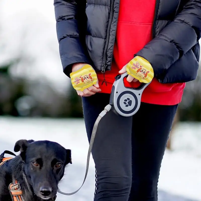 1 Pair Cartoon Self Heating Winter Instant Warmers Portable Wearable Disposable Hand Wrist Warmers Heat Pack Steam Hand