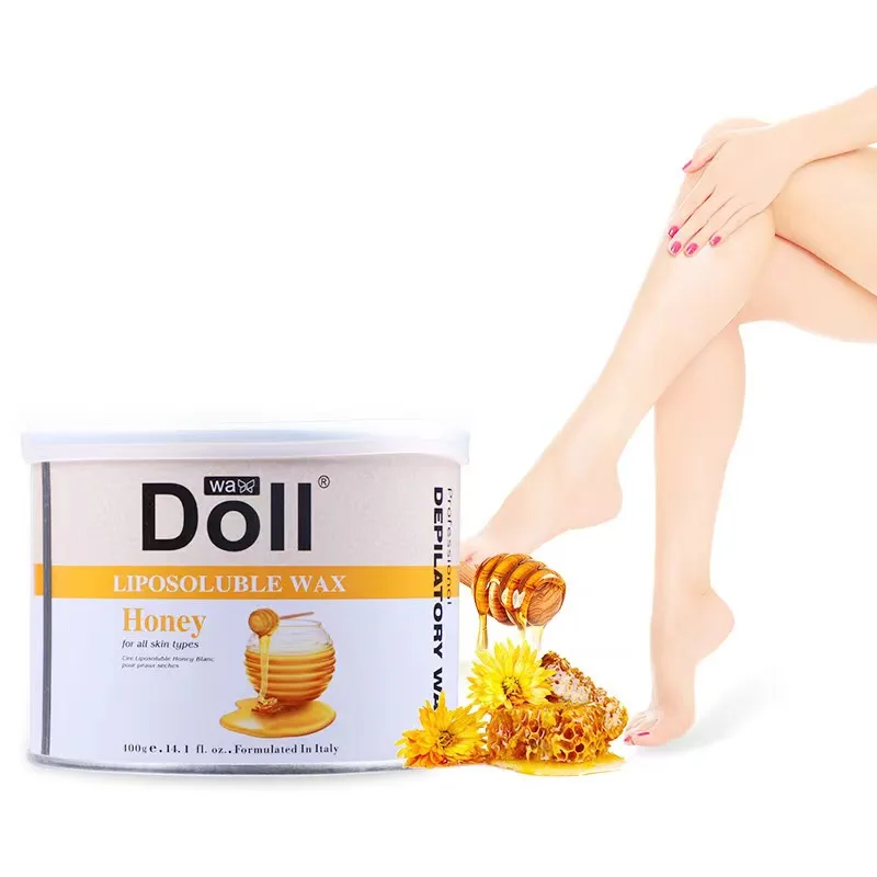 

Doll Wax 400ml liposoluble wax brazilian bikini depilatory waxing can in tin depilation 400g cream warm hair removal soft wax