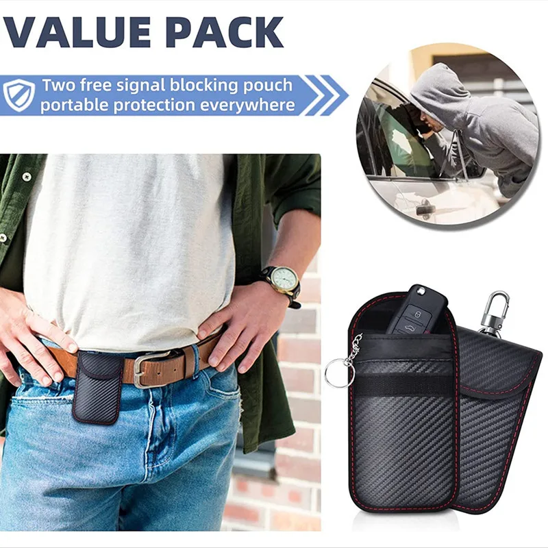 Advanced Anti-Theft Faraday Box | RFID Signal Blocking Car Key & Mobile Protector