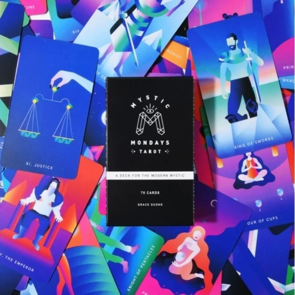 미스틱 먼데이 타로 카드 덱 시크릿 선데이 타워 카드 게임 DIY 브랜드 참신한 수집용 카드 테이블탑 게임 엔터테인먼트