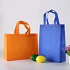50pcs Non-woven Fabric Handbag Colour Blank Strong Portable Transverse Vertical Version Clothing Shopping Bags Gift Packing Bag 1