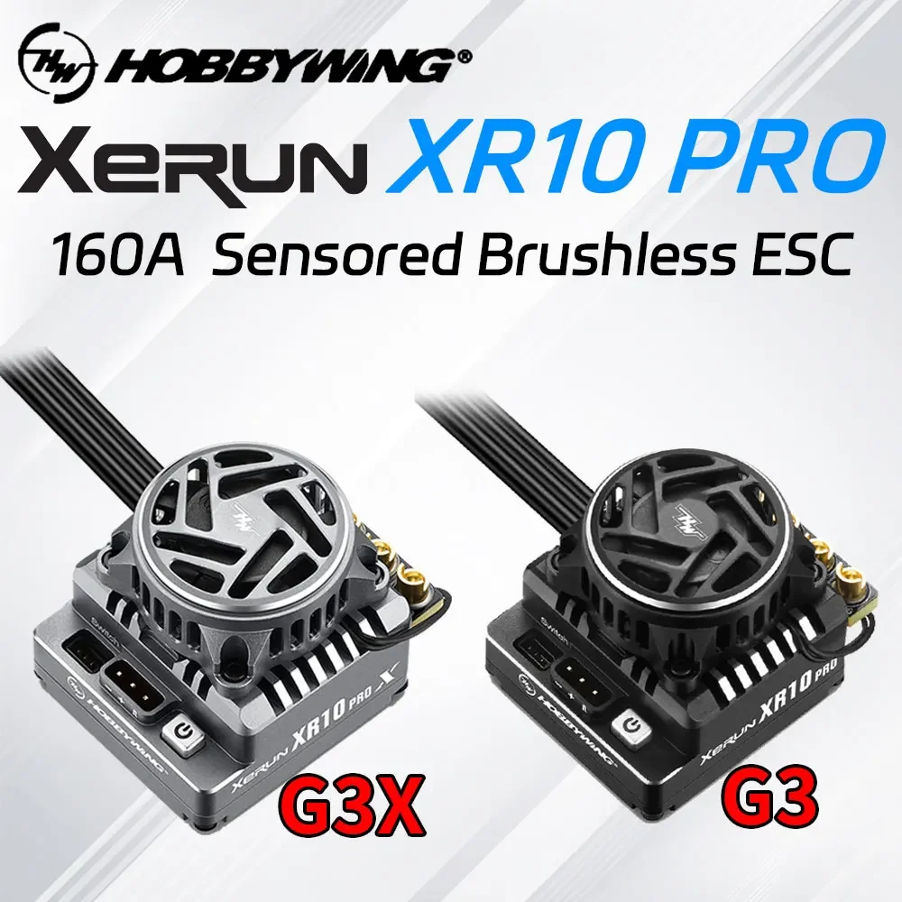 HOBBYWING XeRun XR10 Pro G3 G3X 160A Brushless Sensored ESC for 1