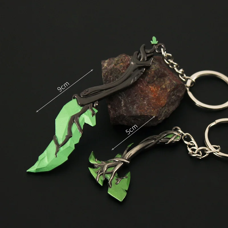 thumbnail image 1 of Juego de llaveros de la serie Valorant Gaias Vengeance, modelo de metal periférico de juego Vandal, accesorios colgantes, llaveros, regalos, juguetes para niños, 1 of 5