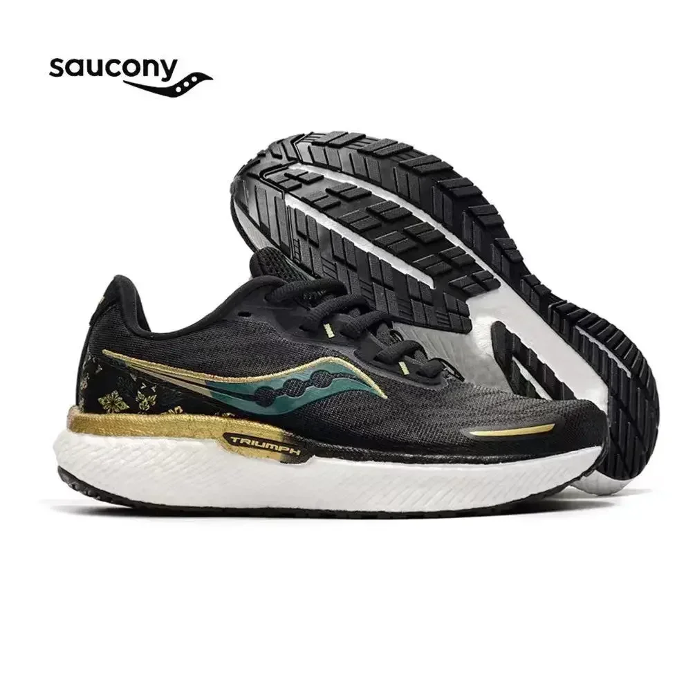 

Original Saucony Victory 19 Men Shockproof Racing Popcorn Outsole Casual Running Shoes Women Sports Cushioning Light Sneakers