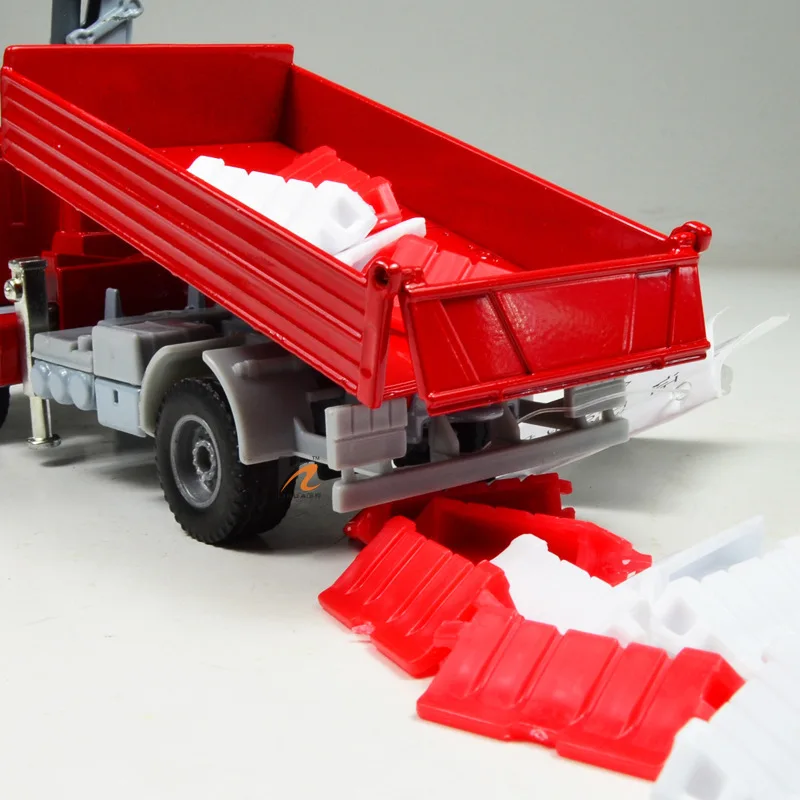 KDW Truck Mounted Crane Transport Dumper 1/50 Alloy Engineering Vehicle Model Car Model Simulation Toys for Boys Gifts