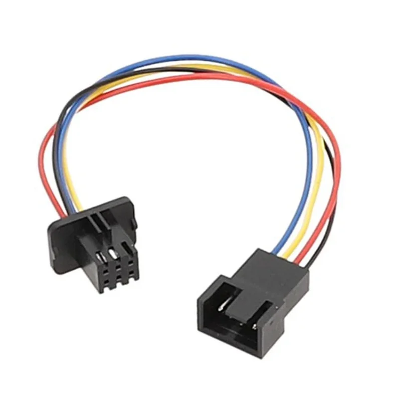 

4pin Male to 6Pin Female PWM Fan Cable Improve Cooling Efficiency Cooling