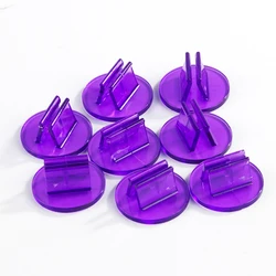Transparent Card Holder Clips for Board Game Accessories - Various Colors Available (50pcs)